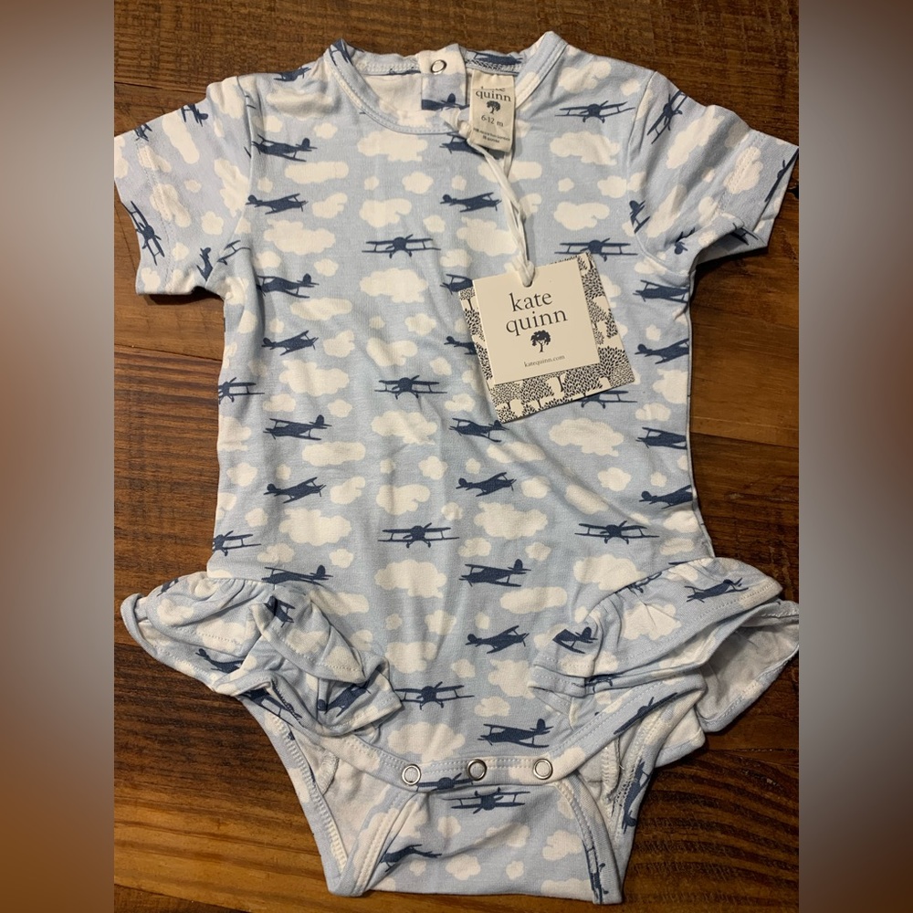 kate quinn bamboo ruffle leg bodysuit